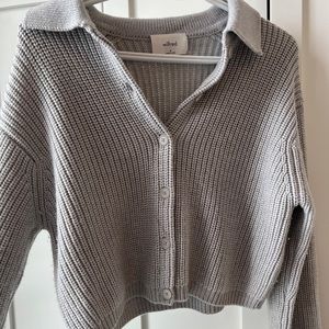 Aritzia Nasim Sweater - Heather chrome